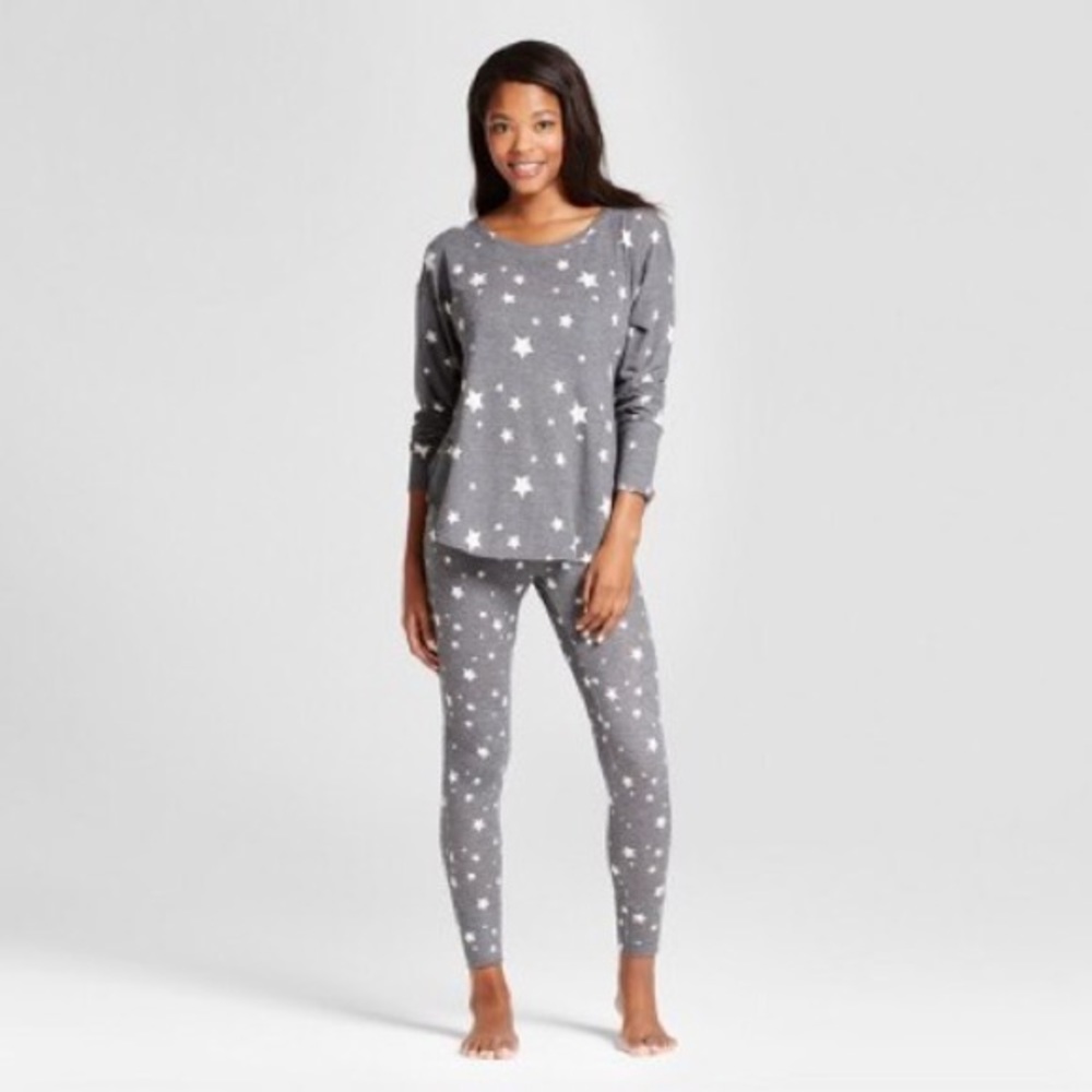 Star print loungewear top